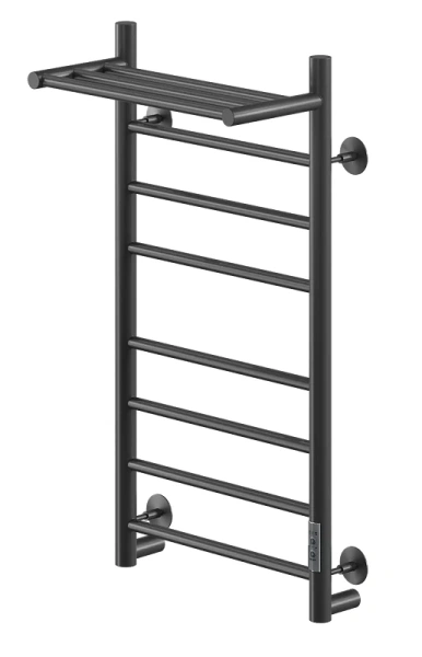 Полотенцесушитель электрический Ника WAY 80х40 см черный матовый WAY-2 80/40 с/п черн U (детальная фотография)