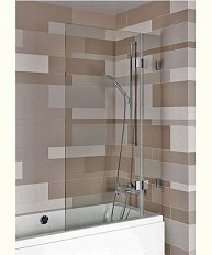 Шторка для ванны правая Scandic M109 90x150 см