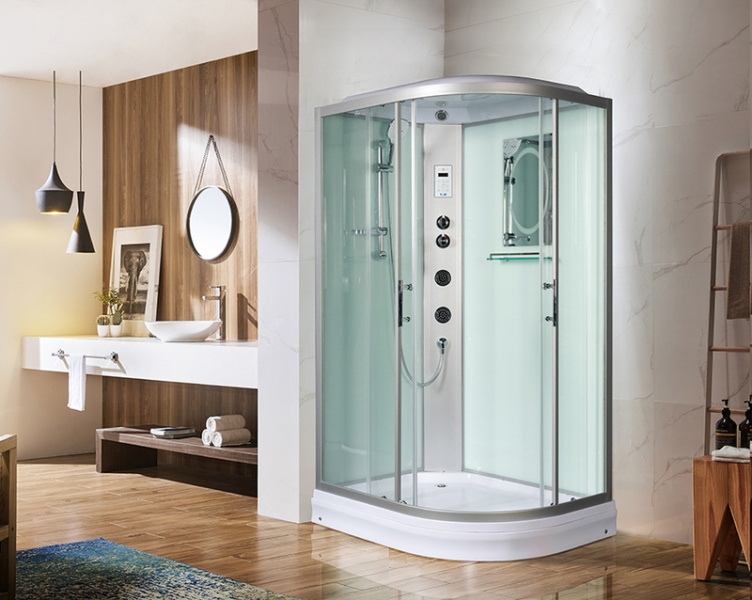 Душевая кабина WeltWasser WW500 120x90 см с поддоном WW500 WERRA 1204 L (детальная фотография), асимметричные