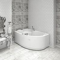 Ванна гидромассажная акриловая Vannesa Massage Ирма, 150 х 97 см, система баланс хром, левая/правая