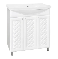 Тумба под раковину напольная Style Line Канна 86 см белая