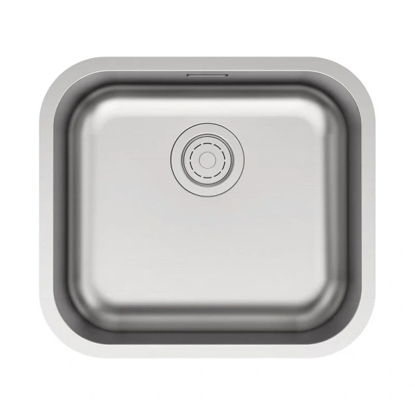 Мойка для кухни Paulmark Vello 48 см нержавеющая сталь VE48-BS (детальная фотография)