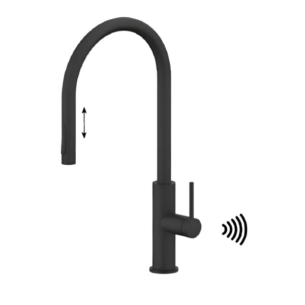 Смеситель для кухни Paulmark Senso антрацит Se215180-AN (детальная фотография)