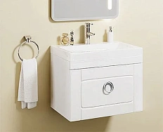 Тумба под раковину подвесная Aqwella Инфинити 60 см белая