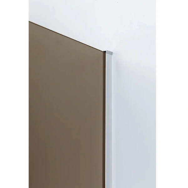 Душевая перегородка Cezares Liberta 90 см профиль хром стекло бронза LIBERTA-L-1-90-120-BR-Cr (детальная фотография), 90 см