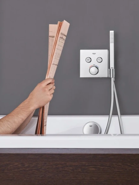 Смеситель для душа Grohe Grohtherm SmartControl 29125 термостатический (детальная фотография), современные, hi-tech