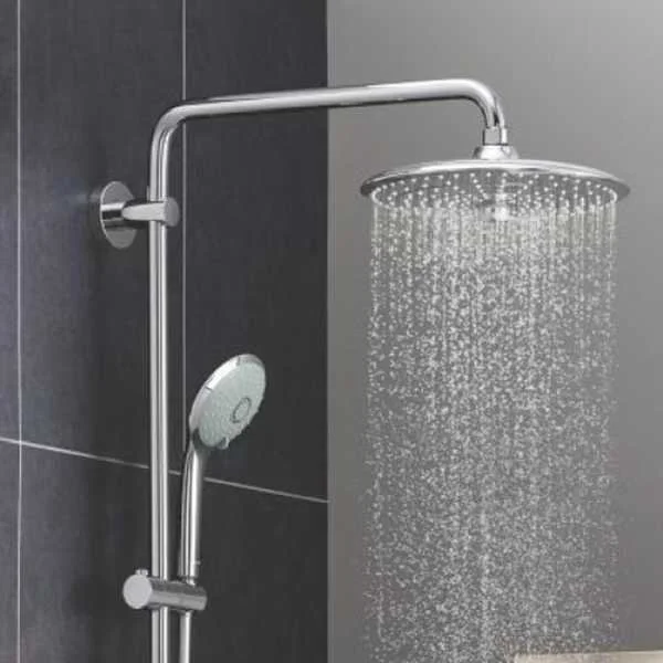 Душевая стойка Grohe Euphoria с термостатом 27475001 (детальная фотография), с изливом