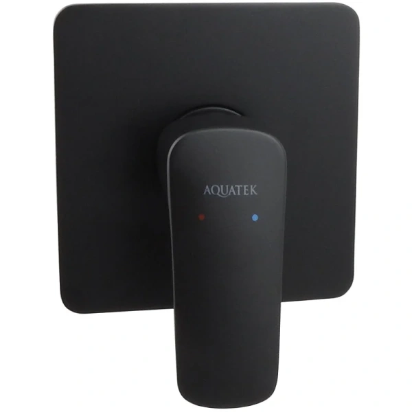 Смеситель для душа Акватек Вега черный AQ1066MB (детальная фотография)