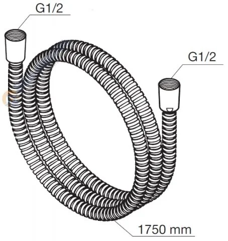 Шланг Damixa 760400264 (детальная фотография), шланги для душа
