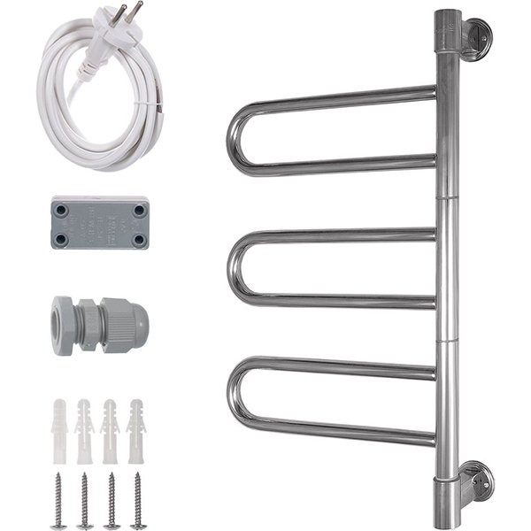 Полотенцесушитель электрический Energy U chrome G3K (детальная фотография), современные, hi-tech