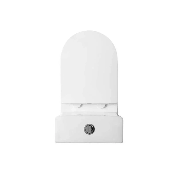 Унитаз моноблок Акватек Гелиос безободковый AQ2816T-00 (детальная фотография), с нижним подводом воды