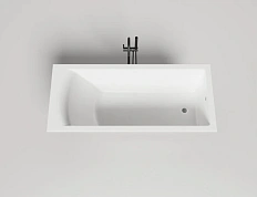 Ванна из искусственного камня Salini Cascata 104113 170х75 см стандартное расположение перелива