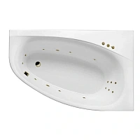 Ванна гидромассажная Excellent Kameleon Smart 170 x 110 см, правая, белый/бронза, WAEX.KMP17.SMART.BR