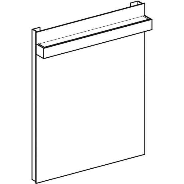 Зеркало с подсветкой Geberit iCon 60 см прямоугольное 840760000 (детальная фотография), нет в наличии