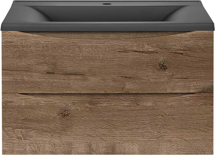 Тумба под раковину подвесная Vincea Mia 74 см V.Oak VMC-2MA750VO (детальная фотография), комплект (набор)