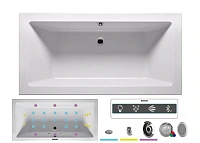 Ванна гидромассажная Riho Lusso 200 x 90 см, JOY2
