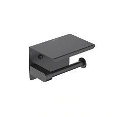 Бумагодержатель Акватек Европа черный матовый