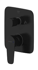 Смеситель для душа Bravat Source черный матовый