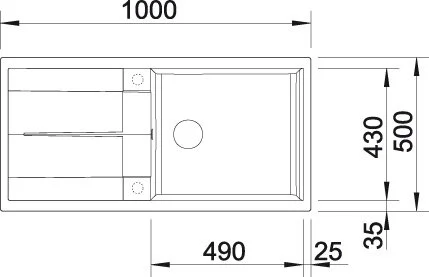 Мойка для кухни, цвет кофе, Blanco Metra XL 6 S 515287 (детальная фотография) index_2