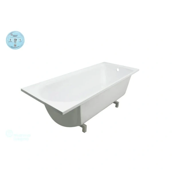 Ванна из литьевого мрамора Marmo Bagno Глория, 180 х 80 см MB-GL180-80 (детальная фотография), современныe, hi-tech