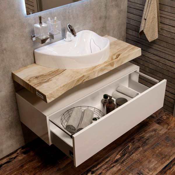 Мебель для ванной Velvex Felay с накладной раковиной (детальная фотография), в наличии, по запросу