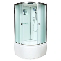 Душевая кабина Deto D 90х90 см высокий поддон
