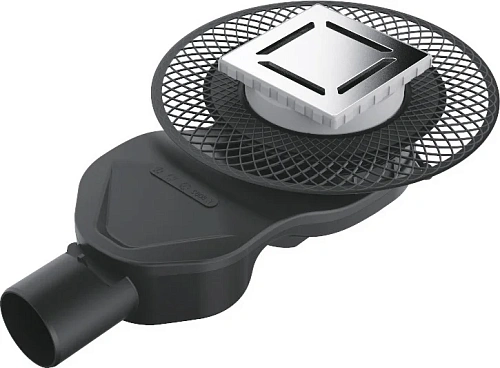 Душевой трап BERGES PLATZ Norma 10 см хром матовый - фото 1