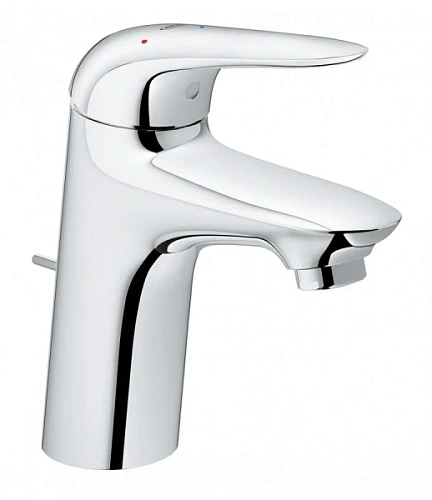 Смеситель для раковины с функцией энергосбережения хром Grohe Eurostyle New - фото 1