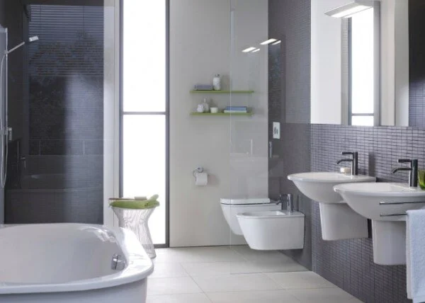 Унитаз подвесной 370х620 мм Duravit Darling New 2544090000 (детальная фотография), фарфор, керамика