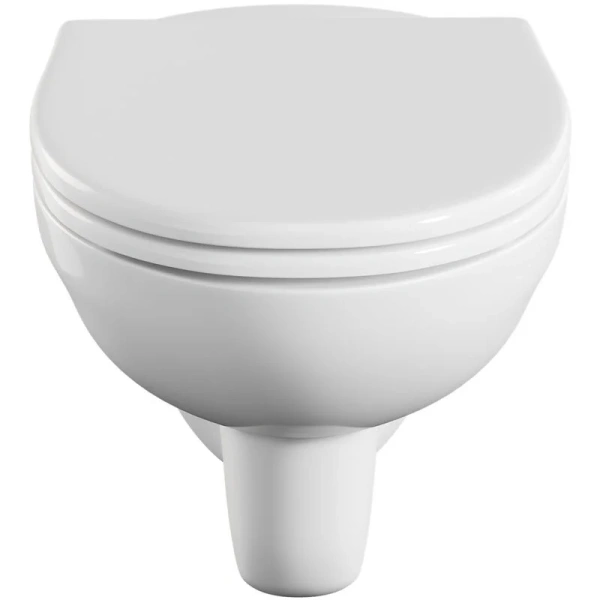 Унитаз подвесной VitrA Norm Fit 6855B099-1777 белый (детальная фотография), современные, hi-tech