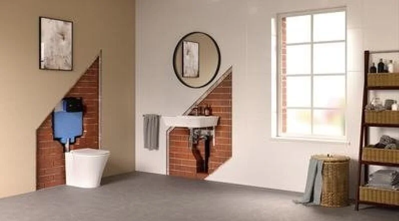 Инсталляция для раковины Ideal Standard ProSys гальванизированная R016467 (детальная фотография), нет в наличии