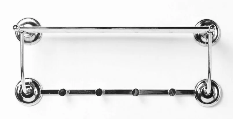 Полотенцедержатель, цвет хром, Art&Max Sophia AM-2151-Cr (детальная фотография), классические, ретро