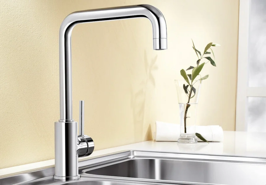 Смеситель для кухни Blanco Mili 524212 (детальная фотография), хром