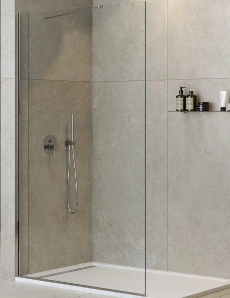 Душевая перегородка Cezares Liberta 115 см профиль хром LIBERTA-L-1-TB-115-C-Cr (детальная фотография)