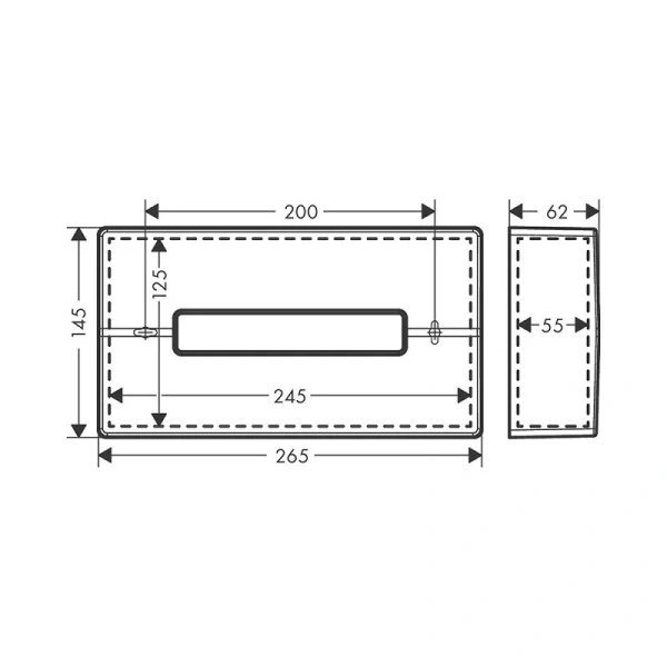 Держатель бумажных полотенец Hansgrohe AddStoris матовый черный 41774670 (детальная фотография), современные, hi-tech