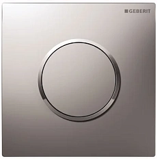 Клавиша смыва Geberit Sigma 10 матовый хром/кольцо глянцевый хром