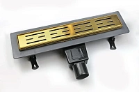 Душевой лоток RGW Drain Leo 40 см золото