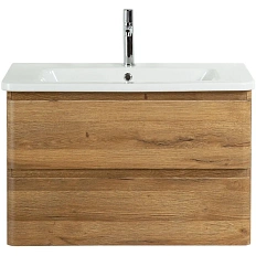 Тумба под раковину подвесная BelBagno Albano-Cer 80 см rovere rustico