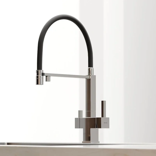 Смеситель для кухни Sancos Moro хром SC4006CH (детальная фотография), хром, комбинированные