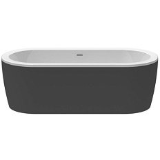 Ванна акриловая Cezares Slim 180x80 см черная