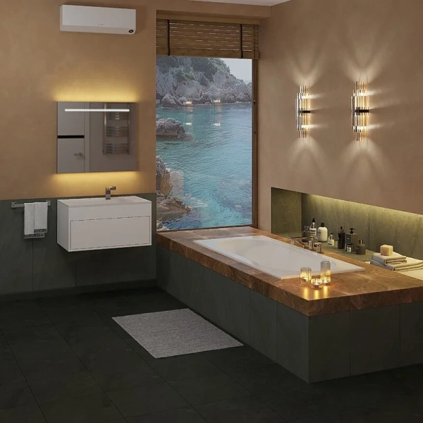 Ванна Uperwood VLotus17070W, 170 х 70 см, искусственный камень, белая матовая (детальная фотография), без гидромассажа