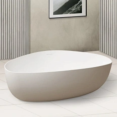 Ванна из искусственного камня Abber Stein 180x130 см отдельностоящая