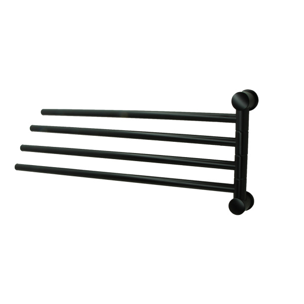 Полотенцедержатель WasserKRAFT черный матовый K-1034B (детальная фотография)