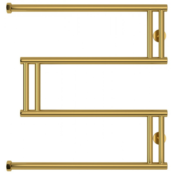 Полотенцесушитель водяной Сунержа High-Tech model M 60x60 см золото 03-0050-6060 (детальная фотография), современные, hi-tech