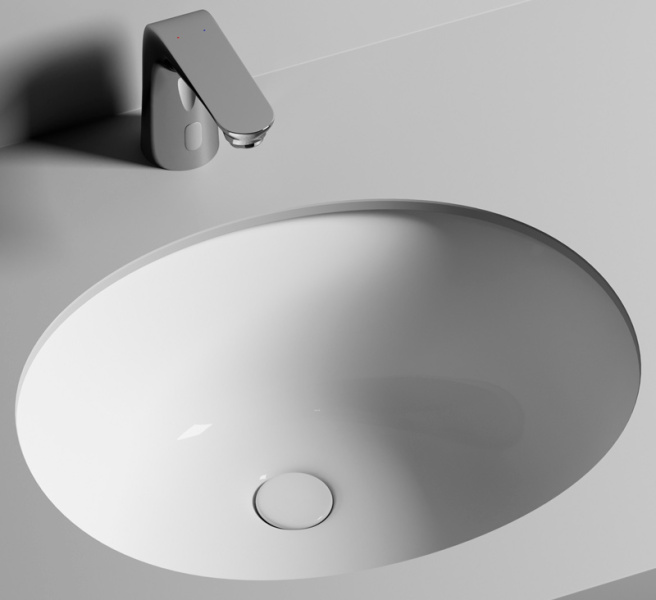 Раковина Ceramica Nova Element 51 см встраиваемая под столешницу CN6042 (детальная фотография), современные, hi-tech