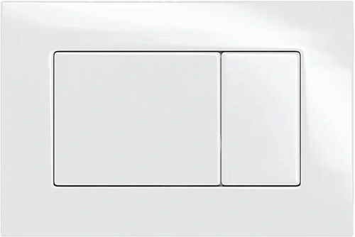 Клавиша смыва Berges Atom белая - фото 2