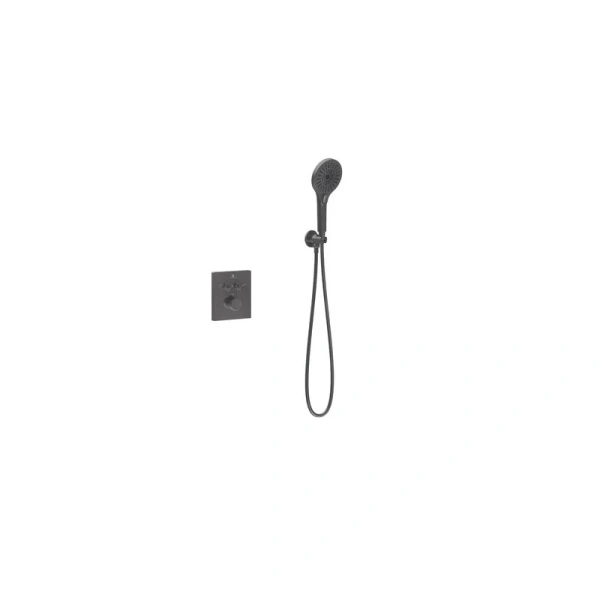 Душевой комплект Vincea Inspire вороненая сталь VSFW-3I21MT5GM (детальная фотография), современные, hi-tech