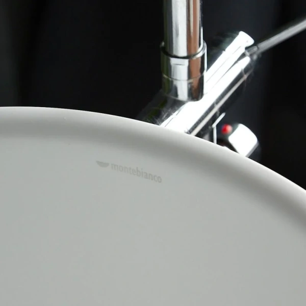 Раковина напольная Montebianco Pisa Cono 50 см белая 11237 (детальная фотография), в наличии