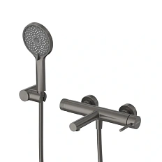 Смеситель для ванны Cezares Relax оружейная сталь