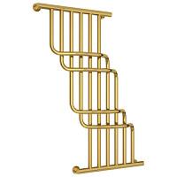 Полотенцесушитель водяной, цвет золото, Сунержа Нега 1000х850